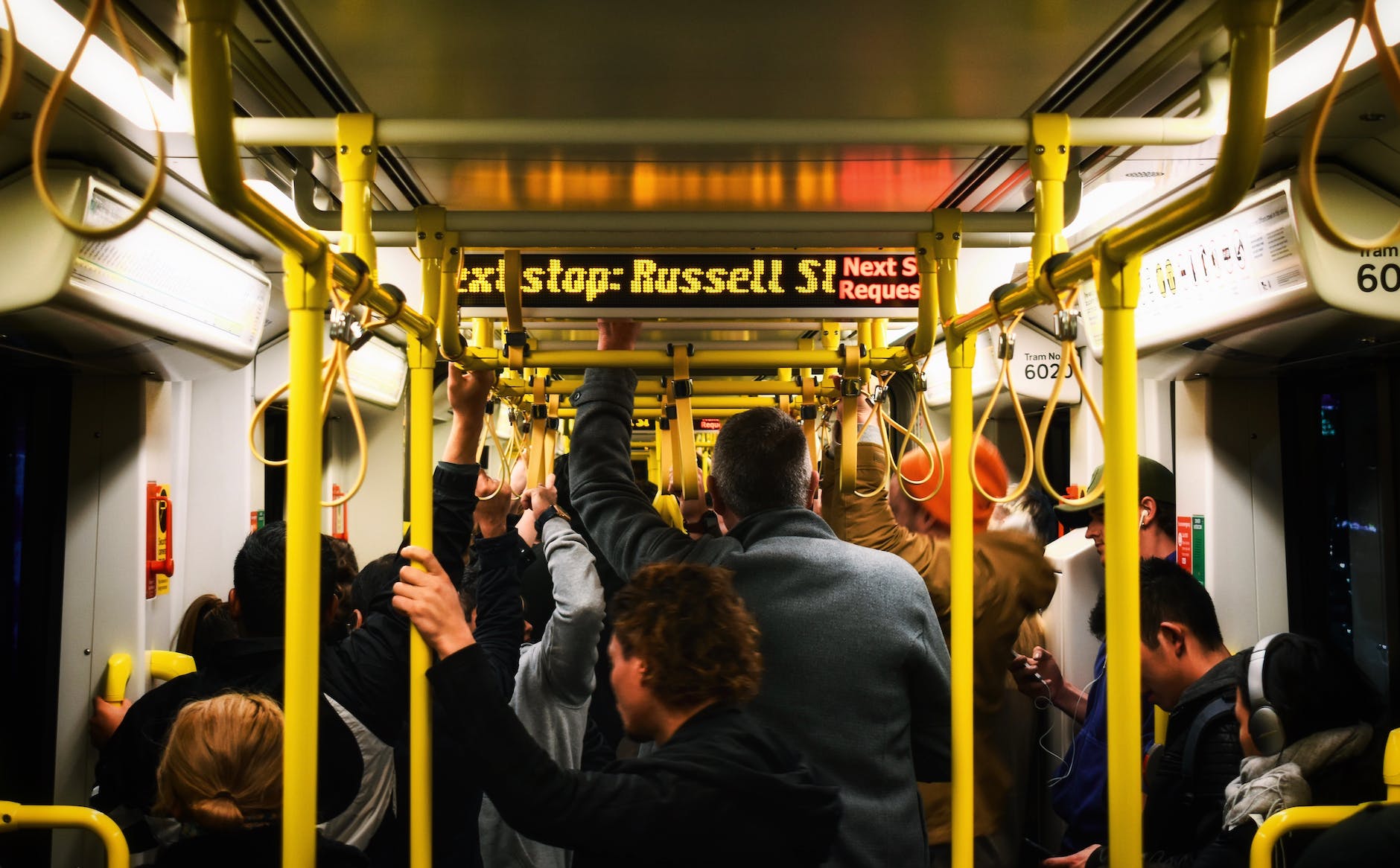 people in train